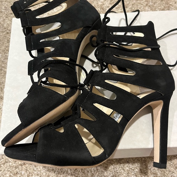 Jimmy Choo black suede Heels size 35 - Picture 7 of 7